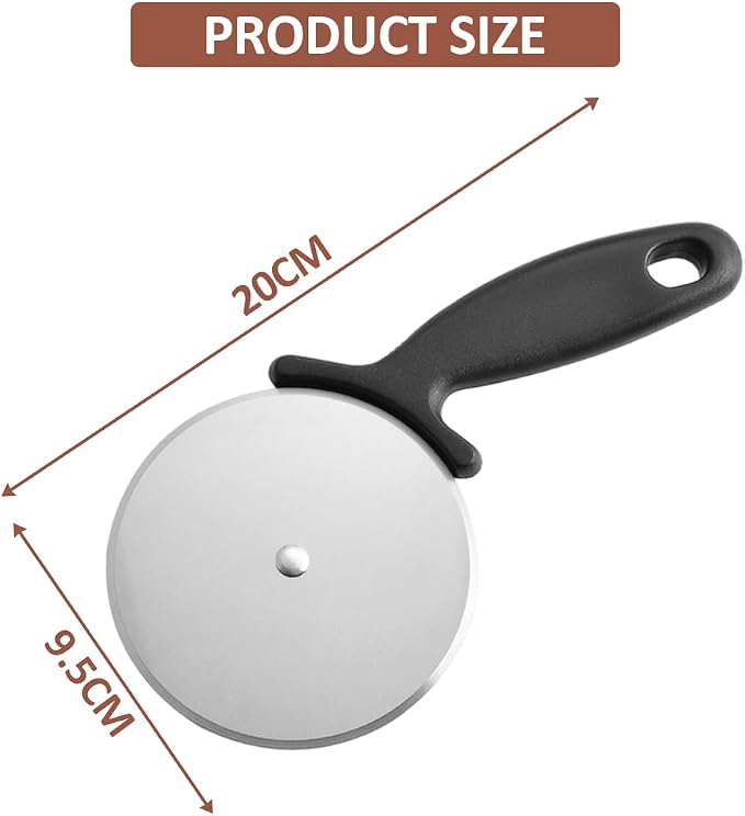 Armo® Pizza Cutter Wheel Stainless Steel Pizza Cutter Food Safe Grade Pizza Slicer
