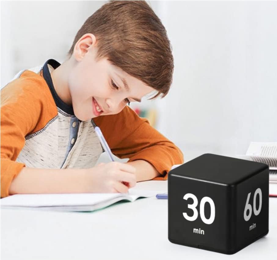 Feilifan Flip Timer, Productivity Cube Timer, 15-20-30-60 Minute Preset