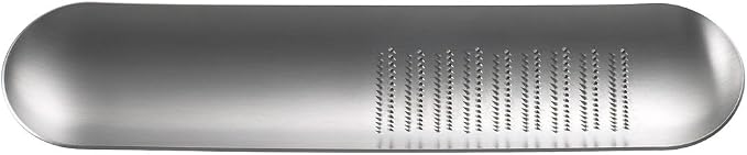Yoshikawa Eatoko AS0012 Oros Grater, Silver, Width 1.8 x Depth 7.9 x Height 0.4 inches (4.5 x 20 x 1 cm)