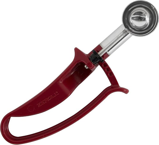 Zeroll 2070 Universal Standard Length EZ Disher Food Portion Control Scoop Designed for Right or Left Hand Use Dishwasher Safe NSF Approved, 1 5/16-Inch, Plum