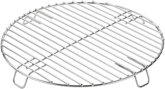 CAMPINGMOON 10.6 Inch Round Cooling Rack 304 Stainless Steel Steamer W27 | 10.6 Inch Diameter Creates Ample Space for Cooling Steaming and Draining