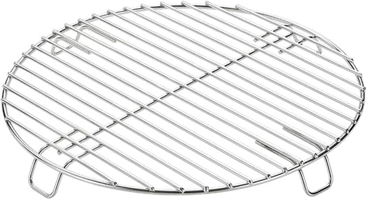 CAMPINGMOON 10.6 Inch Round Cooling Rack 304 Stainless Steel Steamer W27 | 10.6 Inch Diameter Creates Ample Space for Cooling Steaming and Draining