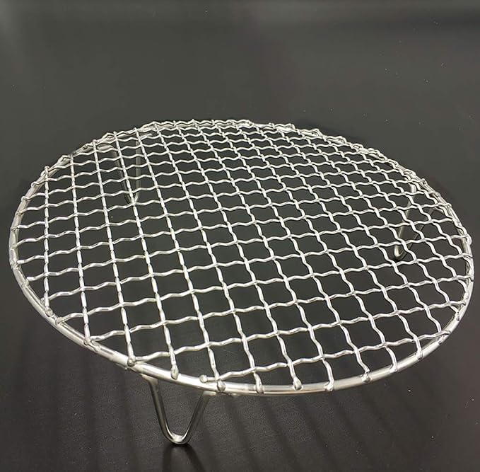Grill Wire Cooling Racks 2" Height Legs for Oven Use Dia 11" Stainless Round Cooking Racks for Barbecue Air Fryer Instant Pot Pressure Cooker Canning Dutch Oven (280mm/11)
