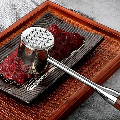 Topyond Meat Tenderizer Tool, Stainless Steel Mallet