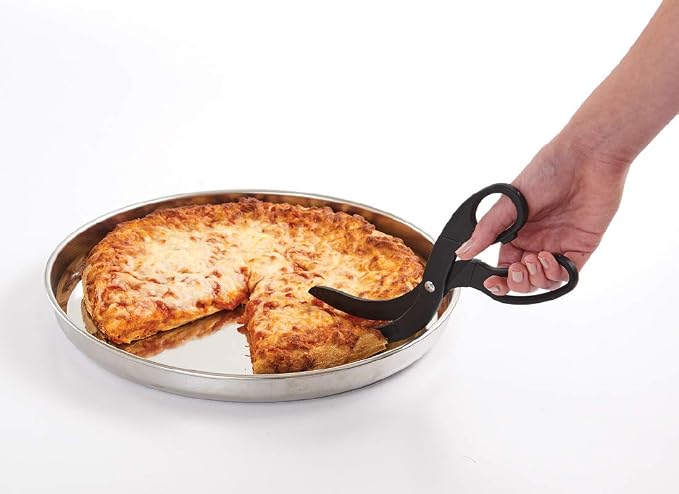 Fante's Cousin Gilda's Pizza Chef's Scissors, Scratch-Free Nylon, Black