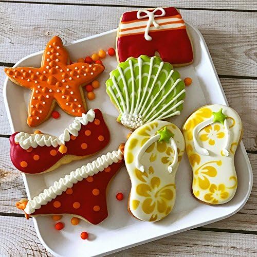 Ann Clark Flip Flop Summer Beach Cookie Cutter, Large, 4-3/8" Made in USA