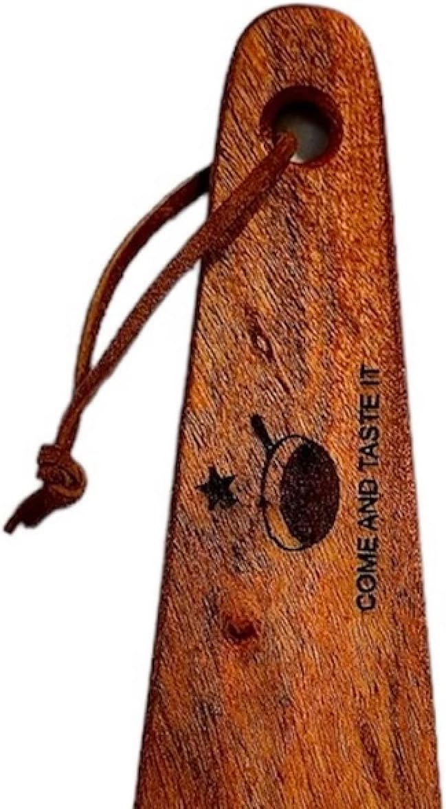 COWBOY SPATULA - Mesquite Wood Spatula, Handmade in Texas, Made in USA, Perfect for cast iron cookware, steel cookware, nonstick cookware - Personalization Optional (Come and Taste It - Skillet)