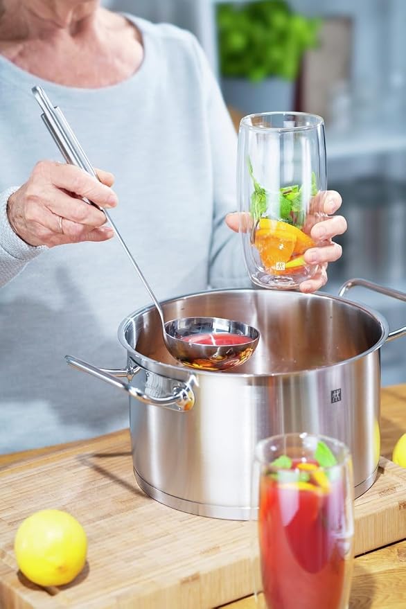 Zwilling Pro Soup Ladle, Stainless Steel, Large, Dishwasher Safe