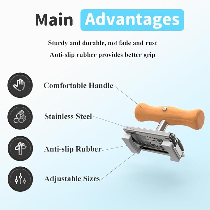 Jar Opener for Seniors with Arthritis & Weak Hands, Easy Twist Jar Openers, Adjustable Multifunctional Jar Lid Opener, Jar Bottle Cap Opener Gripper, Useful Gifts for Elderly/Women/Men (Oak)