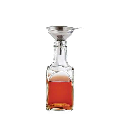 HIC Kitchen Condiment Funnels, Set of 3, 0.5-Ounces, 0.75-Ounces, and 2-Ounce Capacities