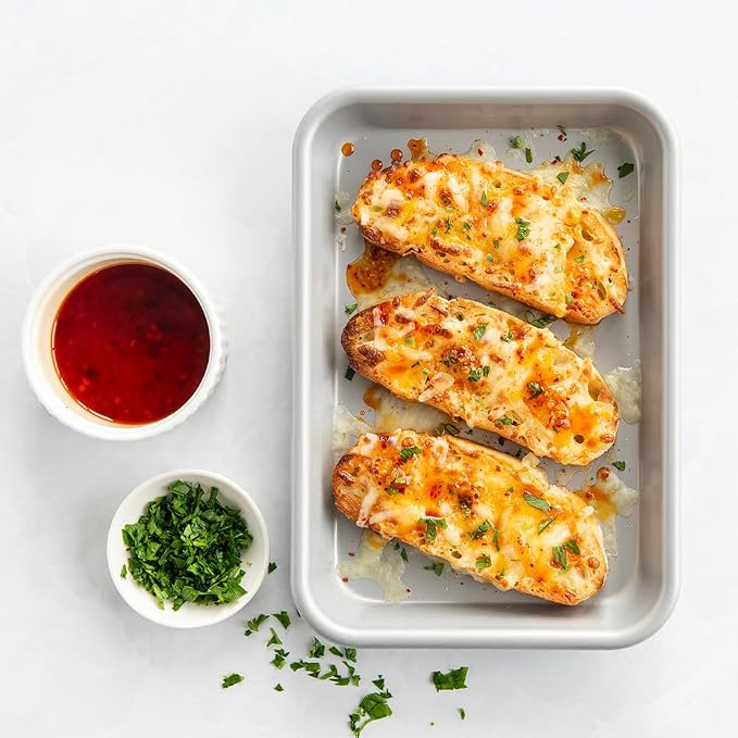 Nordic Ware Brilliant™ Colorful Bakeware 10 x 7 Eighth Sheet Pan, Nonstick made without PFAS or PTFE for safe cooking; Small-batch baking, roasting and reheating