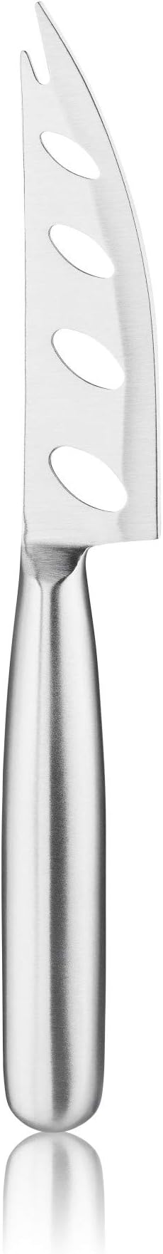 True Silver Perforated Stainless Steel Cheese Knife for Game Night Dinner BBQ Party, Charcuterie Boards Accessories, Home Kitchen Essentials, Set of 1