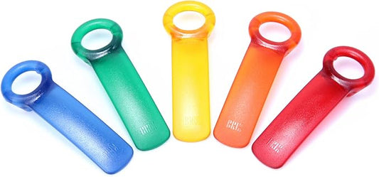 Brix Original Jar Pop Opener, Great for Kids, Arthritis, and Carpal Tunnel Sufferers, Assorted Frosted Colors, Set of 5