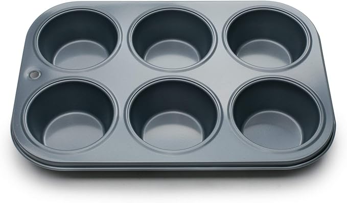 Fox Run Muffin Pan, 6-Cup, Preferred Non-Stick