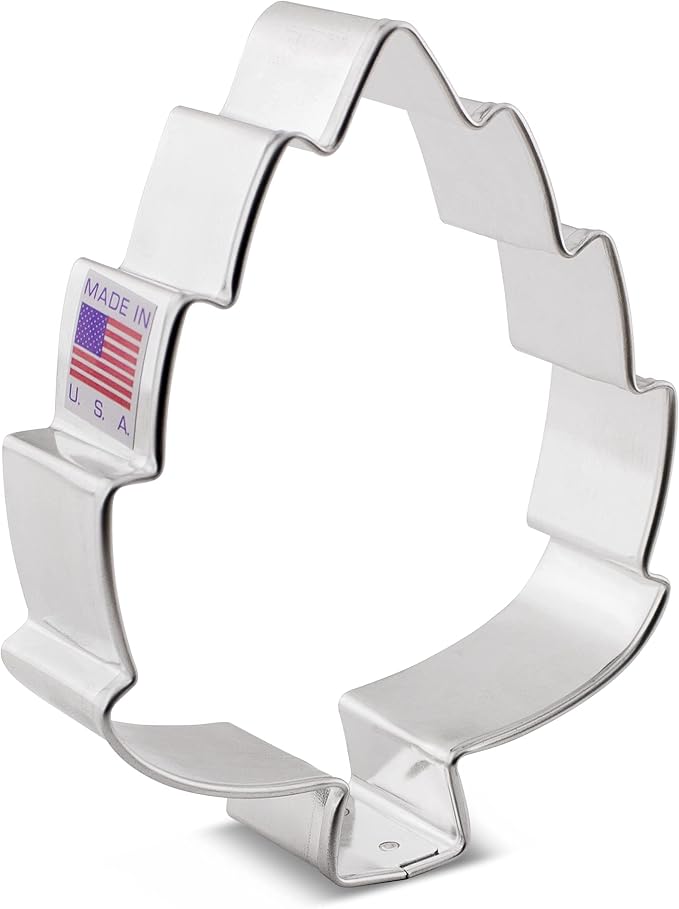 Ann Clark Birch Leaf Cookie Cutter, Large 4” Made in USA