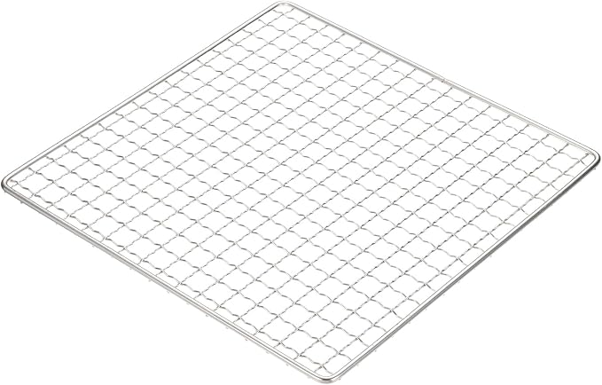 uxcell Cooling Racks, 9.8" x 9.8" Stainless Steel Barbecue BBQ Grill Net Mesh Rack Grate for Cooking, Roasting, Grilling, Oven & Dishwasher Safe, Silver