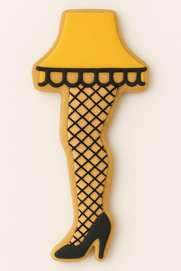 Christmas Story Cookie Cutter 7 Piece Set from The Cookie Cutter Shop - Leg Lamp, Christmas Tree, Turkey Leg, Christmas Light Bulb, Bunny Suit, Rifle Cookie Cutters – Tin Plated Steel Cookie Cutters