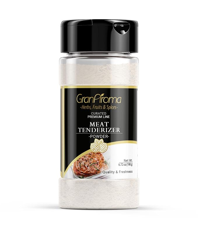 GranAroma Meat Tenderizer Powder, Unseasoned, Versatile (6.72 Ounce)