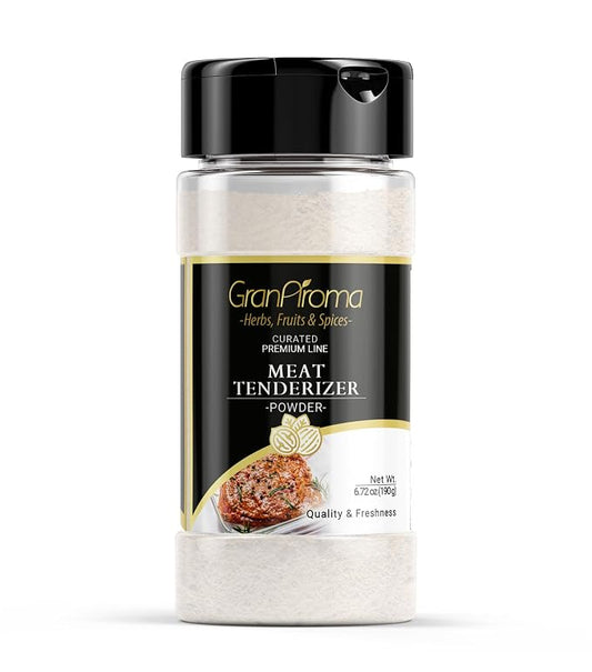 GranAroma Meat Tenderizer Powder, Unseasoned, Versatile (6.72 Ounce)