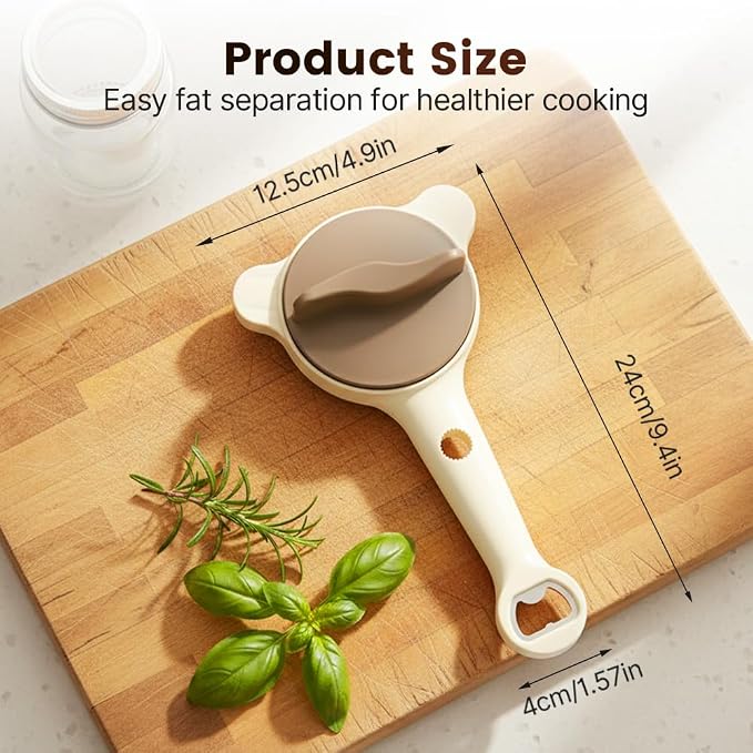 2026 New 4-in-1 Jar Opener - Adjustable Stainless Steel Lid Remover for Seniors & Arthritis Sufferers, Fits Kitchen Jars, Bottles & Cans (3PCS)