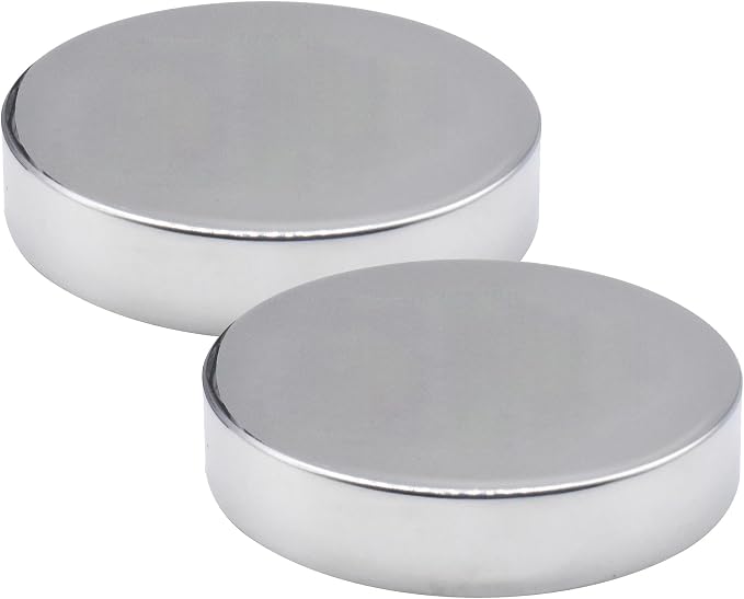 Outset Stainless Steel Round Ice Packs, Set of 2 Travel Ice Packs, 3.75" | Round Ice Chiller | Reusable Travel & Lunch Box Ice Packs | Long Lasting Cold | Thin Ice Pack | Durable Stainless Steel Set