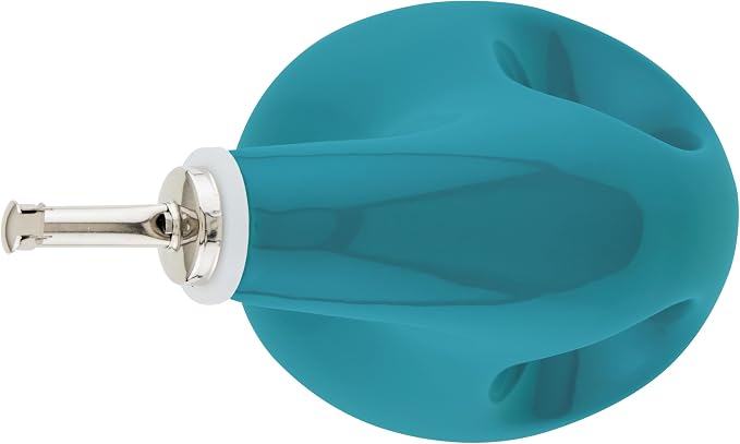 Rachael Ray Ceramics EVOO Oil and Vinegar Dispensing Bottle, 24 Ounce, Turquoise, (Pack of 4)