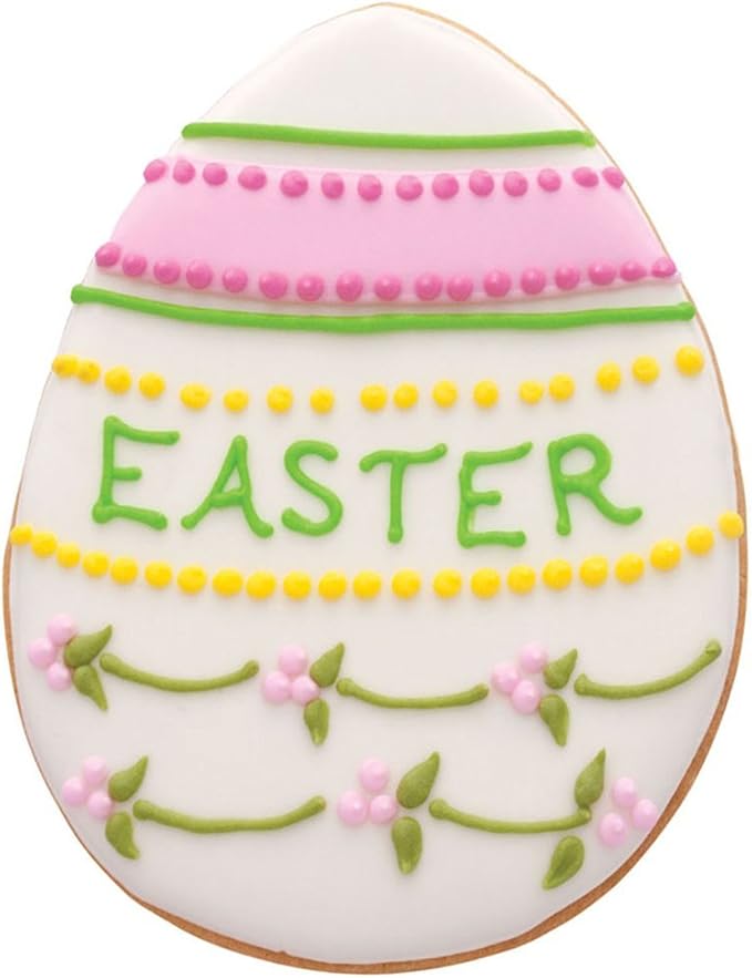 Ann Clark Easter 5-Pc. Cookie Cutter Set, Made in USA, Egg, Bunny, Bunny Face, Holy Cross, Lamb