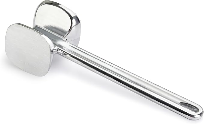 New Star Foodservice 36374 Heavy Duty Cast Aluminum Meat Tenderizer, 10-Inch (Pack of 2)