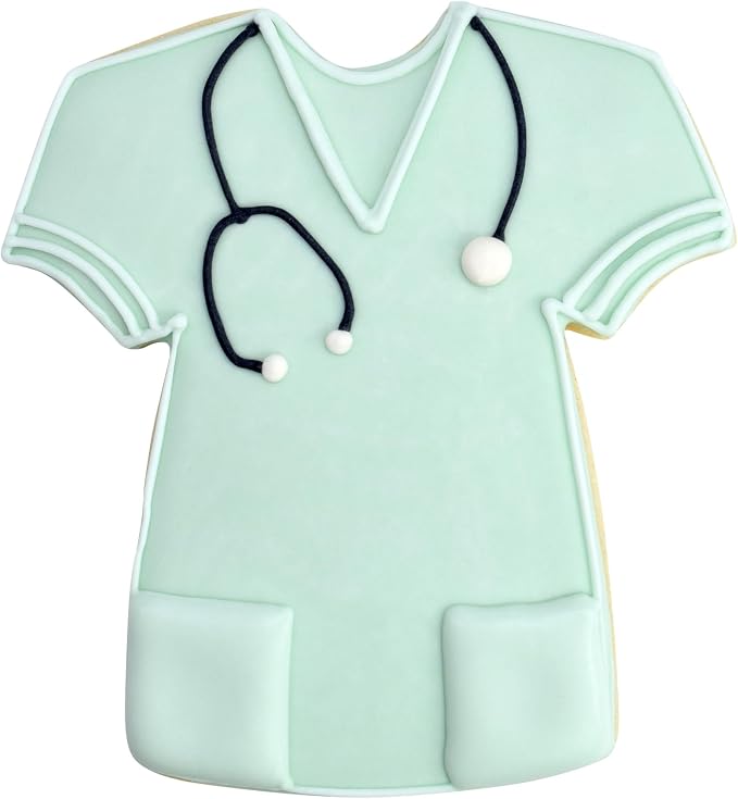 R & M International Nurse Cookie Cutter Set of 5, One Size, Silver