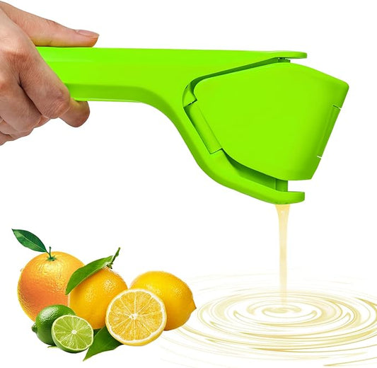 Manual Lemon Squeezer, Hand Lemon Squeezer, Durability and longevity, Easy to Use & Dishwasher Safe, Lemon Juicer, Citrus Juicer, Lemon Juicer Squeezer to Squeeze Lemons, Green, HomeyVenture