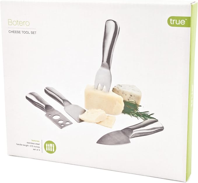 True Botero Tool Set Cheese Knives, Metallic (0175)