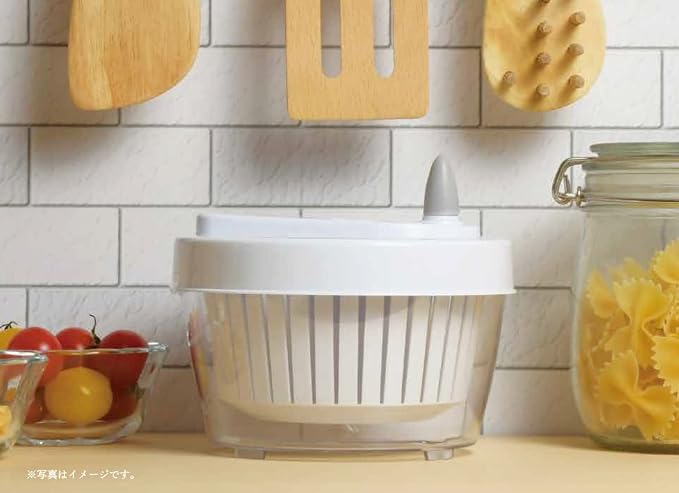 パール金属(PEARL METAL) Simplice Salad Spinner, ミニ, wht