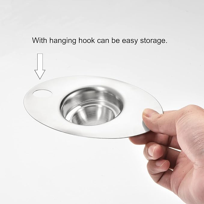 uxcell Egg White Separate Tool Stainless Steel Egg Yolk Separator for Kitchen Cooking Baking