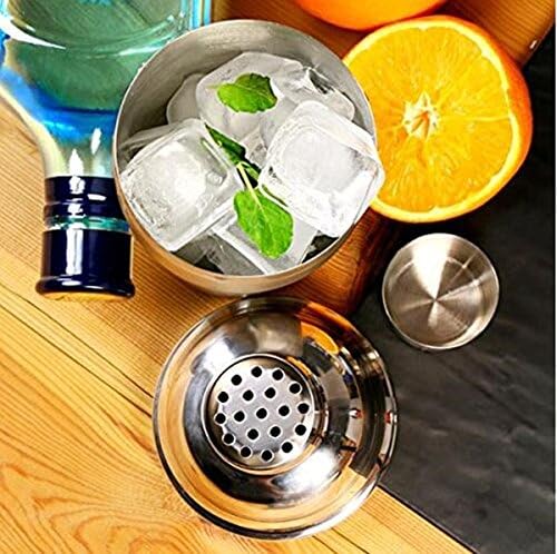 Premium Cocktail Shaker Set-All Inclusive Bartender Kit With Stainless Steel Martini Shaker, Strainer, Mixing Spoon, Bar Measure, Muddler, Tongs, Wine Pourers - Drink Mixer Set For Cocktails