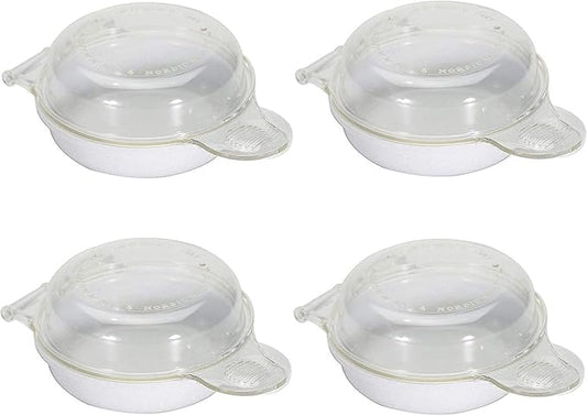 Nordic Ware 4-3/4 in. W x 6-21/32 in. L Clear Microwave Egg N' Muffin Breakfast Pan