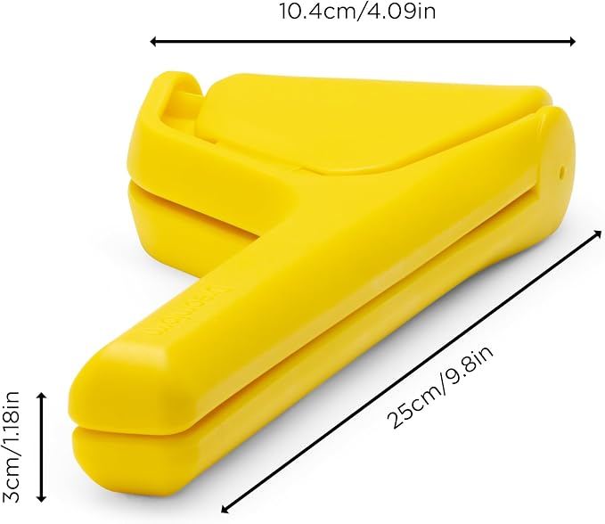 Dreamfarm Fluicer Fold-Flat Citrus Juicer - Lemon Easy, manual fresh lemon juice squeezer with pip catcher, suits lemons and limes, compact storage, 10" | Space-saving storage, gets every last drop
