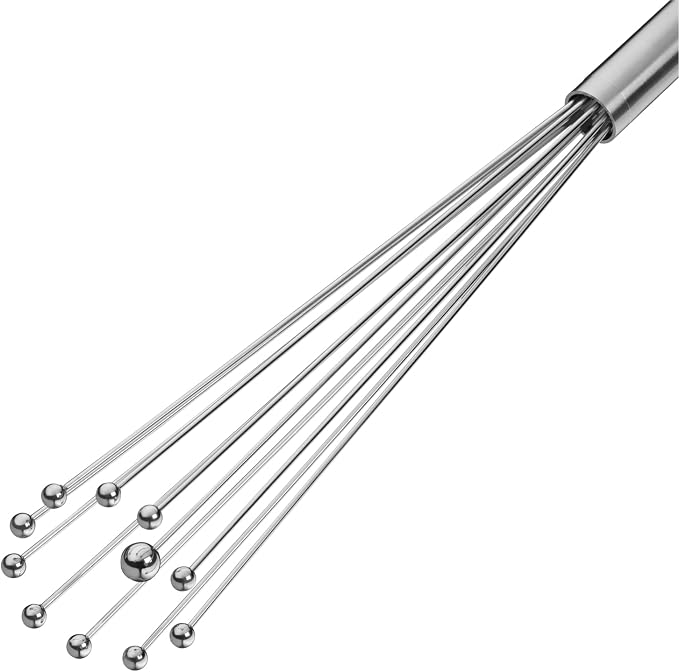 WMF Profi Plus Mixing Flash Reducing Ring 32 cm, Stainless Steel Balls, Whisk Stainless Steel Partially Matte, Cromargan Partially Matte, Whisk, Whisk