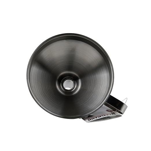 Fackelmann 3.9 x 4.3" Stainless Steel Funnel, Silver