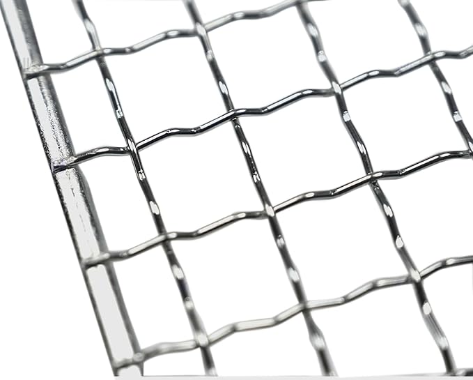 Roasting Racks, 2 Pcs 11.8 Inch x 7.9 Inch Stainless Steel Grill Racks Grid Net for Baking and Cooling of Barbeque in Oven, Party, Dinning and Outdoors (2, 11.8 inch x 7.9 inch)