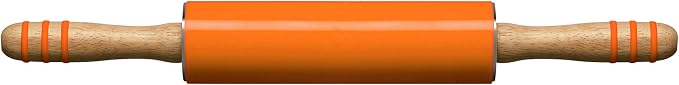 Premier Housewares Zing Silicone Rolling Pin - Orange