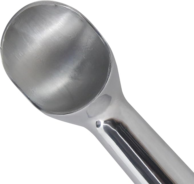 Zeroll Original Ice Cream Scoop Unique Liquid Filled Heat Conductive Handle Simple One Piece Aluminum Design Easy Release Made in USA, 2.5-Ounce, Silver