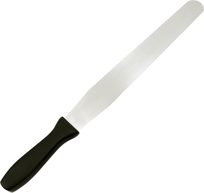 Fat Daddio's SPAT-12S Stainless Steel Straight Spatula, 12 Inch