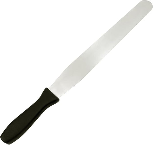 Fat Daddio's SPAT-12S Stainless Steel Straight Spatula, 12 Inch