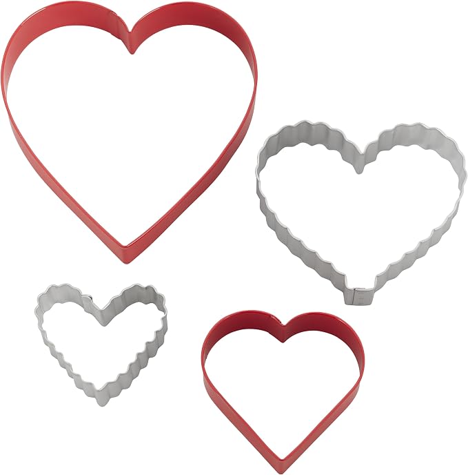 Wilton Nesting Hearts Cookie Cutter Set, 4-Piece