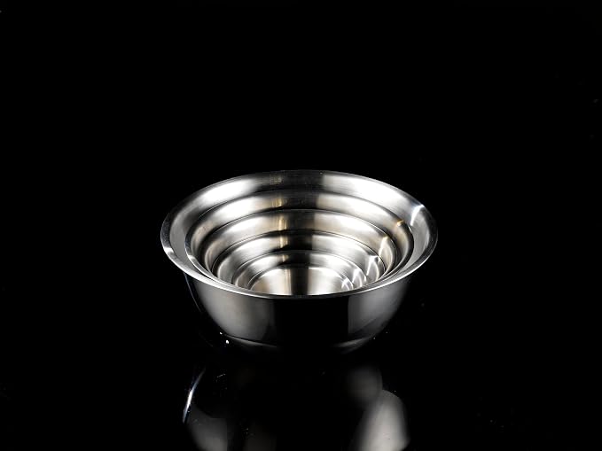 Dexam 17830426 Stainless Steel mixing bowl, 3.5 Litre, Silver
