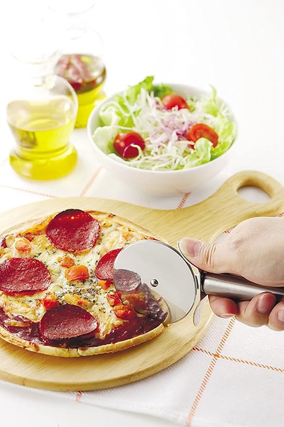 Pearl Metal C-9541 Stainless Steel Pizza Cutter, Commercial Use