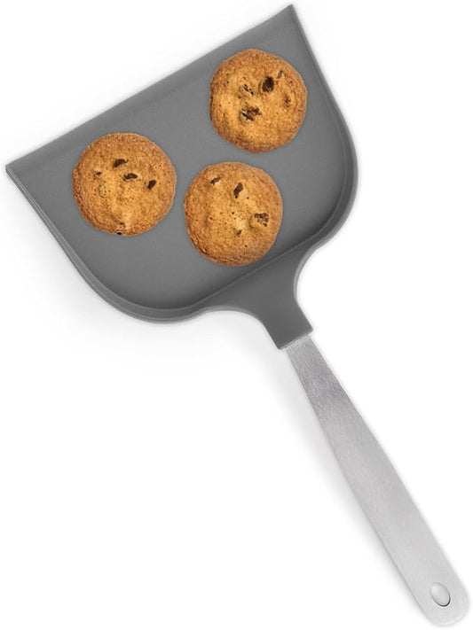 Mrs. Anderson’s Baking Jumbo Cookie Spatula, 18/8 Stainless Steel and Nylon, Over 6-Inches Wide