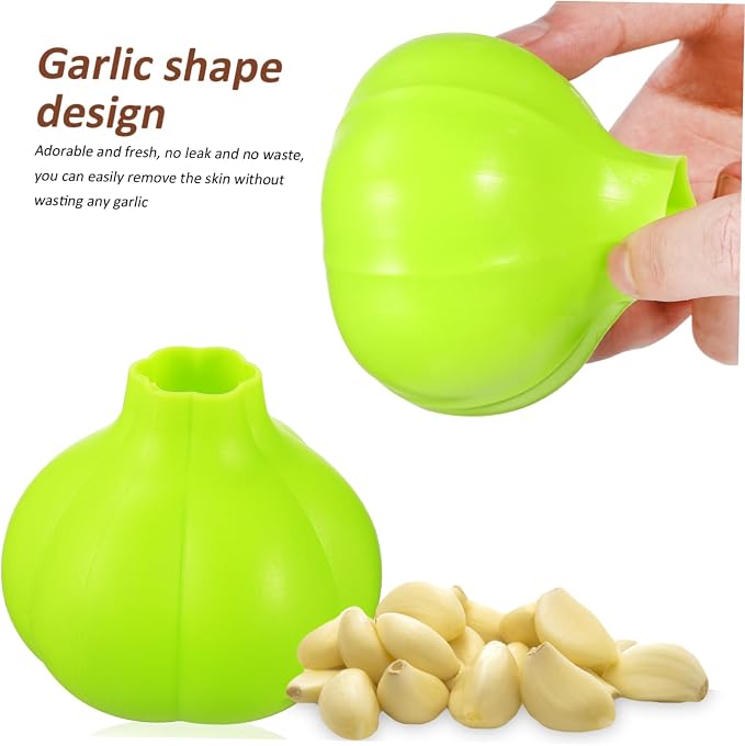 BESTOYARD Peeler Garlic Squeezer Garlic Skin Peeling Garlic Peeling Machine Garlic Peeling Tube Silicone Remover Kitchen Supplies Peeled Garlic Food Grade Garlic Masher, medium