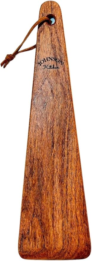 COWBOY SPATULA - Mesquite Wood Spatula, Handmade in Texas, Made in USA, Perfect for cast iron cookware, steel cookware, nonstick cookware - Personalization Optional (Your Name Kitchen)
