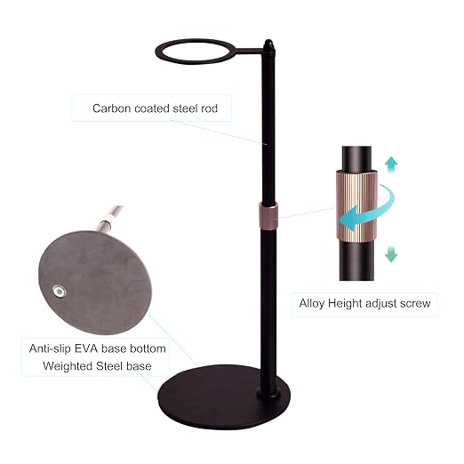 Funnel Stand Filter Holder,Height Adjustable ,Hand-Free for Easy Recycling 3D Printer Resin Photosensitive Resin or other Liquid like Water,Drink or Juice(Only Holder)